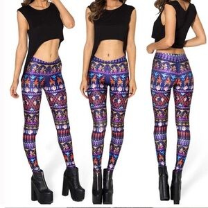 Blackmilk A Whole New World Aladdin Leggings Sz S